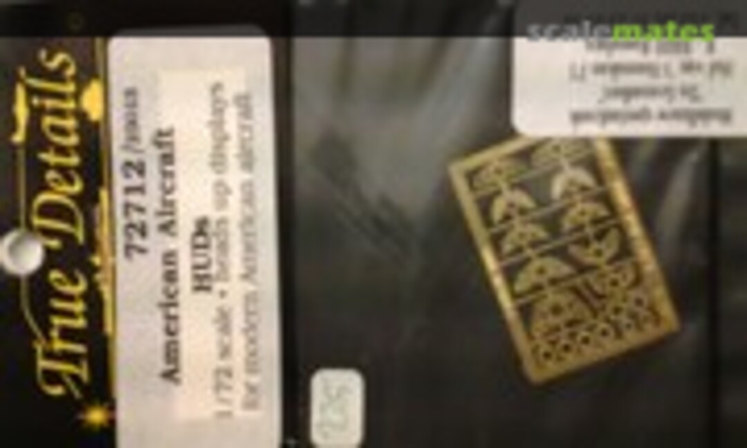 1:72 American Aircraft HUDs (True Details 72712) 72712