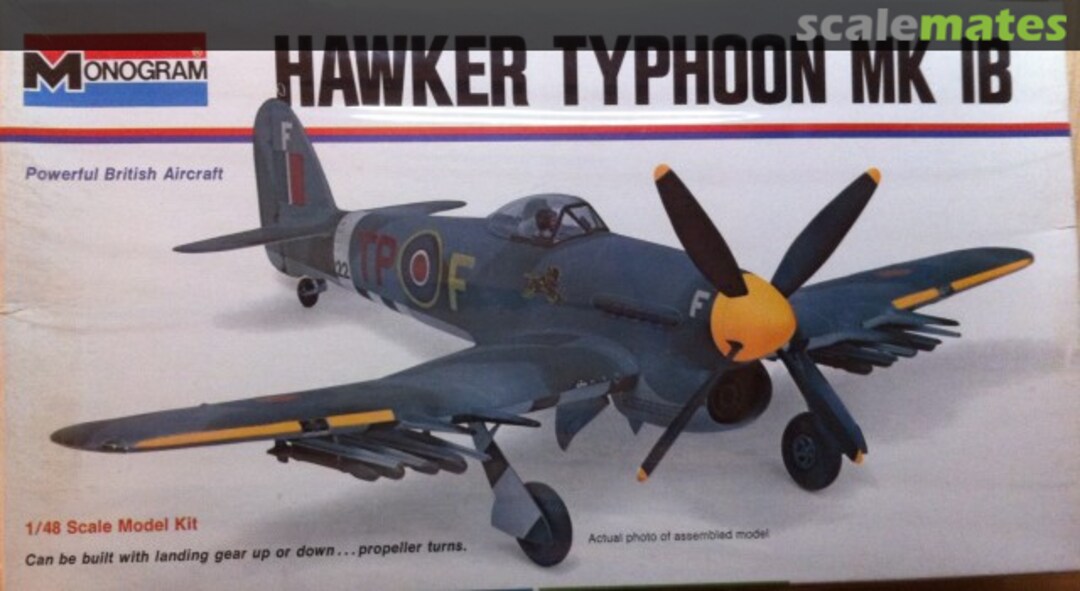 Boxart Hawker Typhoon 6841 Monogram Boxart Hawker Typhoon 6841 Monogram