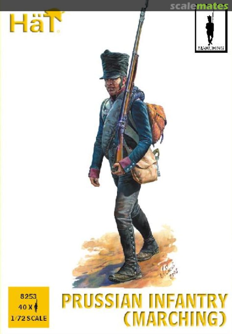 Boxart Prussian Infantry Marching 8253 HäT Boxart Prussian Infantry Marching 8253 HäT