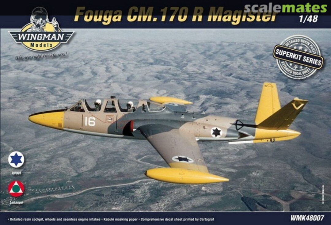 Boxart Fouga CM.170 R Magister WMK48007 Wingman Models