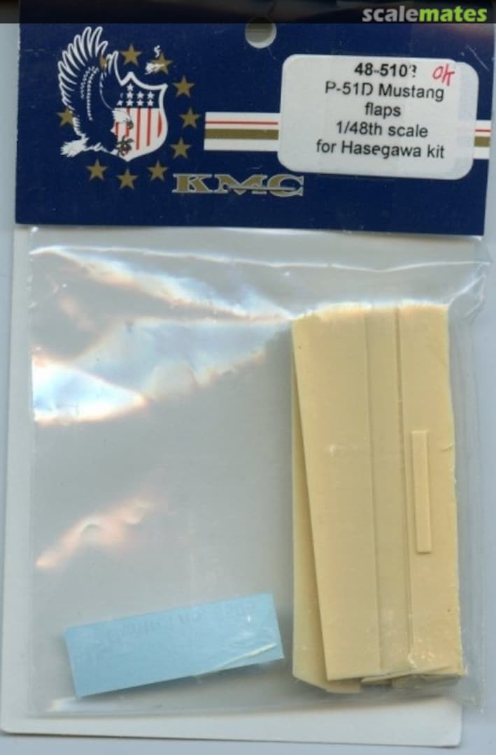 Boxart P-51D Mustang flaps 48-5103 KMC Boxart P-51D Mustang flaps 48-5103 KMC