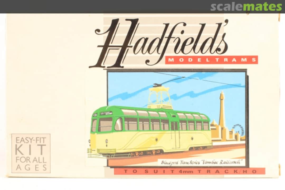 Boxart Blackpool Tram Series "Vambac Railcoach"  Hadfield's Modeltrams