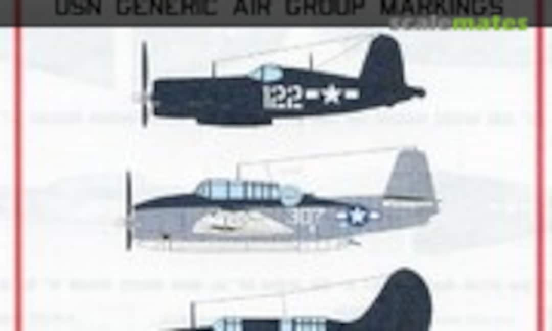 1:700 USN Generic Air Group Markings (Starfighter Decals 700-104) 700-104