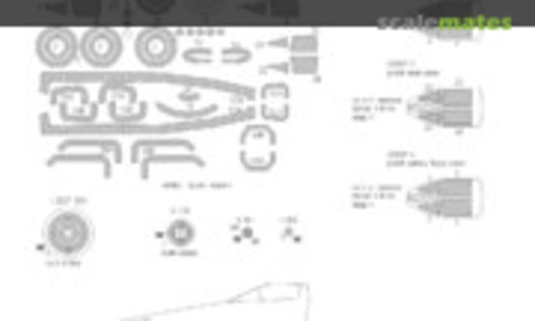 1:72 MiG-25 RBT ADVANCED kabuki masks (New Ware NWAM0609) NWAM0609