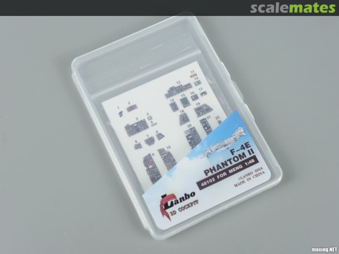 Boxart F-4E Phantom II interior 3D decals 48102 Lanbo Models Boxart F-4E Phantom II interior 3D decals 48102 Lanbo Models