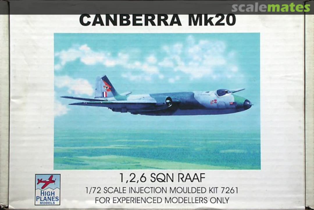 Boxart Canberra Mk20 7261 High Planes Models
