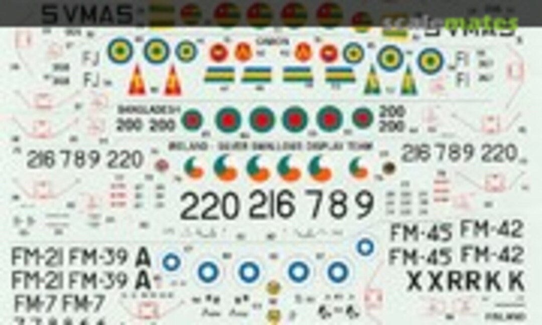 1:48 Fouga Magister Pt. I (Max Decals 4805) 4805