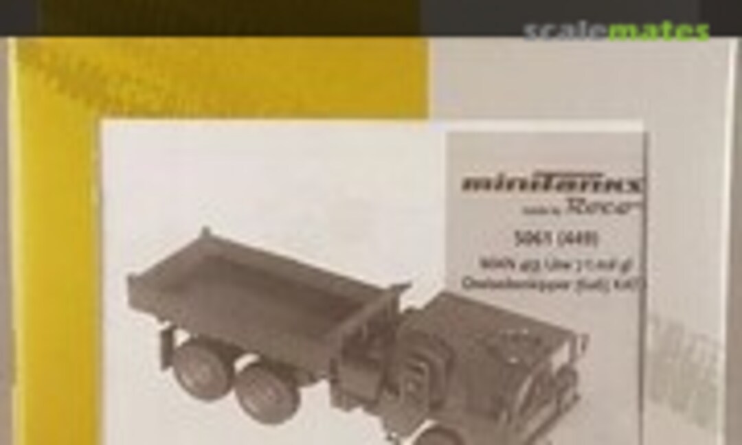 1:87 MAN 453 Lkw 7 t mil gl Dreiseitenkipper (6x6) KAT 1 (Roco Minitanks 5061)