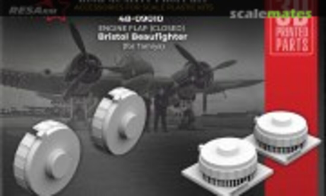 1:48 Beaufighter engine flap (closed) (RESArm 48-09010) 48-09010