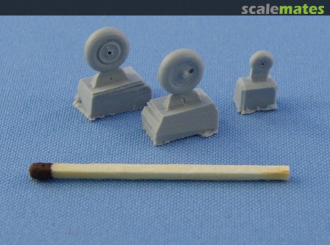 Boxart Wheels set for YaK-1 YaK-3 NS72007-b North Star