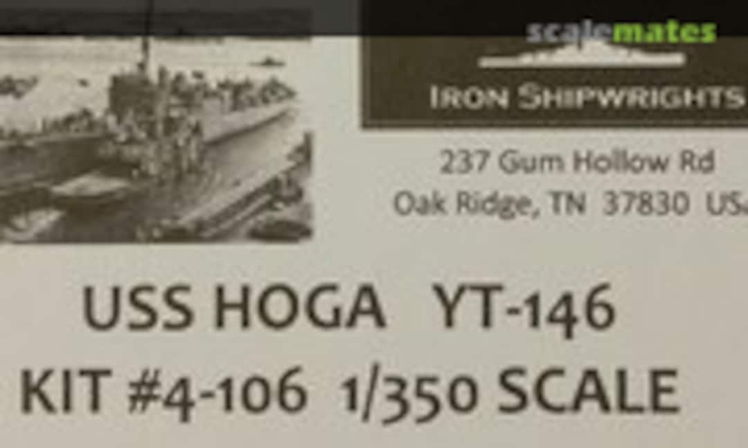 1:350 USS Hoga YT-146 (Iron Shipwrights 4-106) 4-106