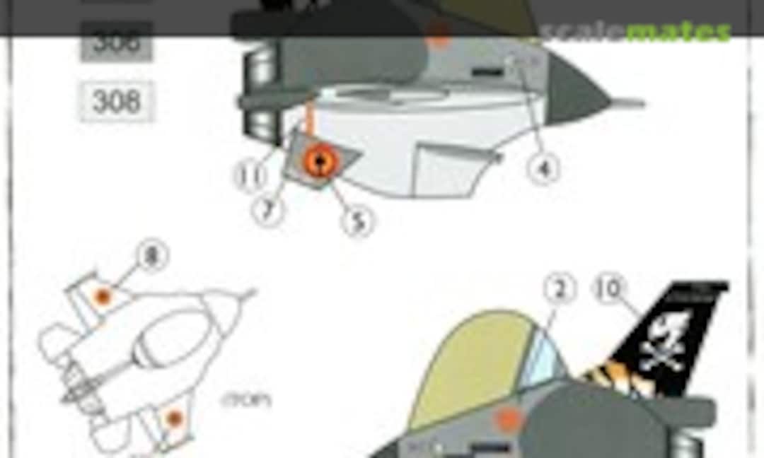 1:Egg Tiger Meet 2017, BELGIAN AIR FORCE F-16AM (WandD Studio WDD00022) WDD00022