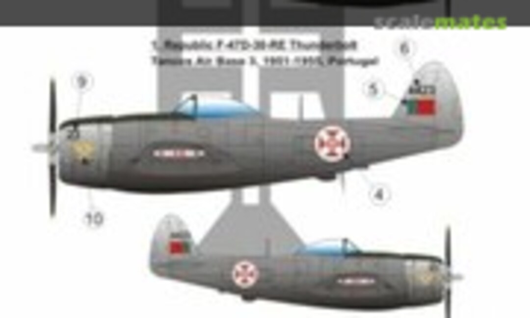 1:48 F-47D-30-RE Thunderbolt Over Portugal (LF Models C48153) C48153