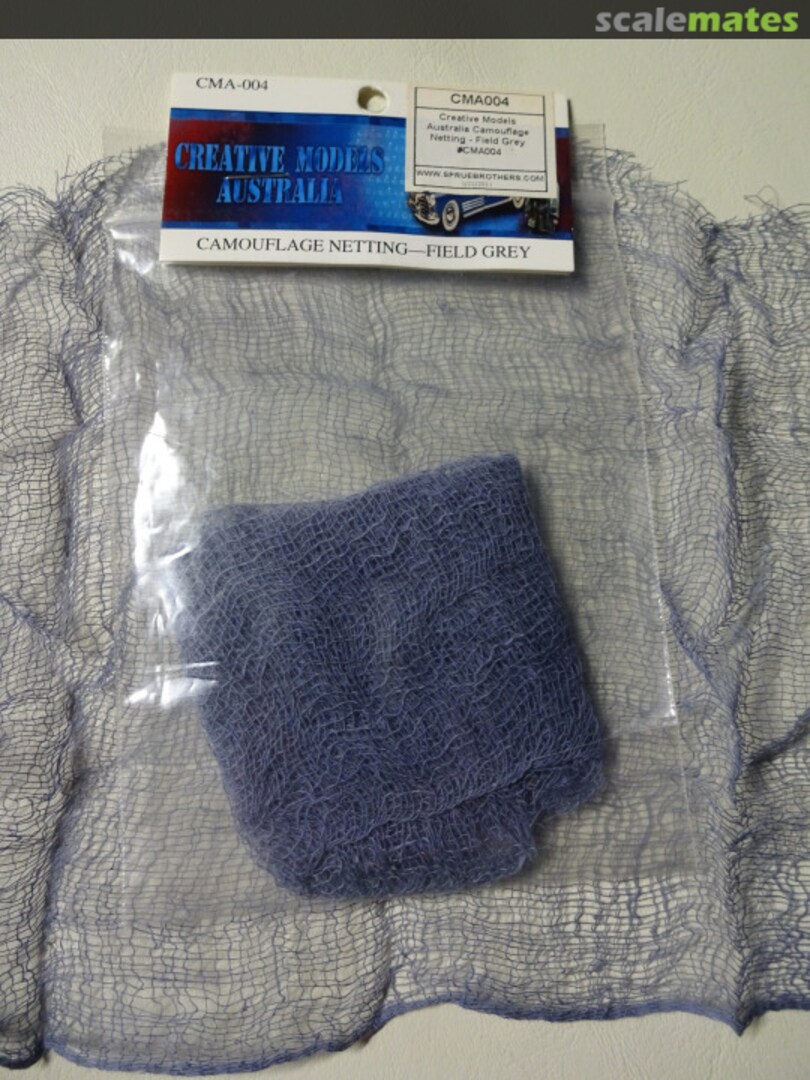 Boxart Camouflage Netting-Field Grey CMA004 Creative Models Australia Boxart Camouflage Netting-Field Grey CMA004 Creative Models Australia