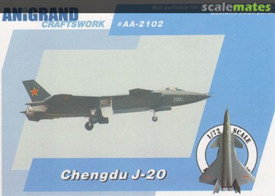 Boxart Chengdu J-20 AA-2102 Anigrand Craftswork Boxart Chengdu J-20 AA-2102 Anigrand Craftswork