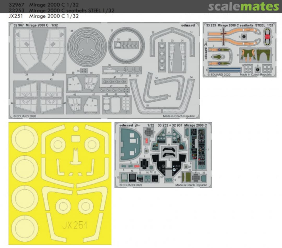 Boxart Mirage 2000 C KITTY HAWK BIG33117 Eduard Boxart Mirage 2000 C KITTY HAWK BIG33117 Eduard