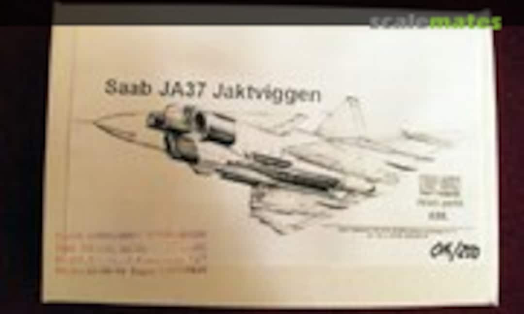 1:72 Saab JA37 Jaktviggen (Top Gun Model 038) 038