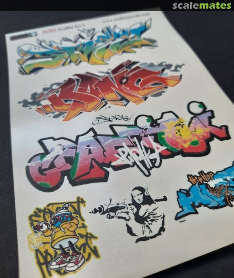 Boxart Graffiti Set 2 35301 Reality in Scale