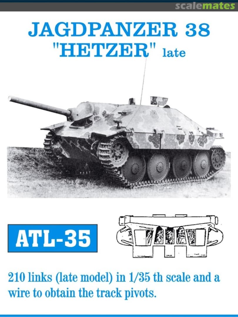Boxart Jagdpanzer 38 Hetzer ATL-35 Friulmodel Boxart Jagdpanzer 38 Hetzer ATL-35 Friulmodel