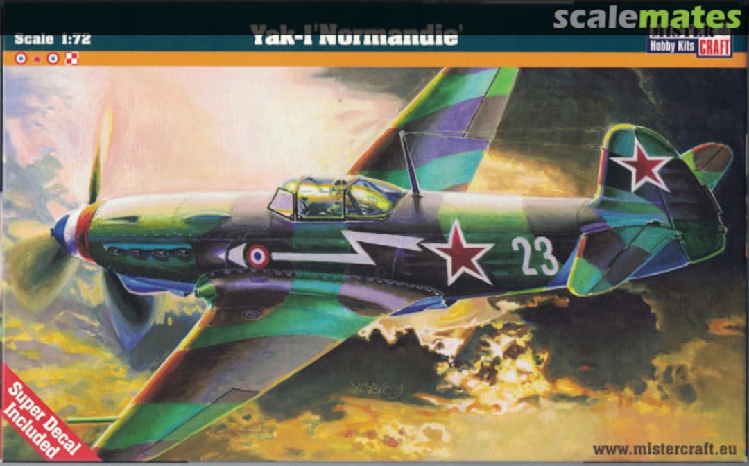 Boxart Yak-1 'Normandie' 020194 MisterCraft Boxart Yak-1 'Normandie' 020194 MisterCraft