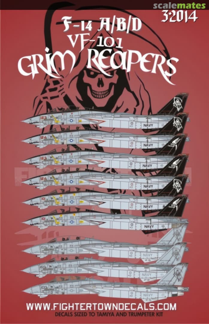 Boxart Grim Reapers 32014 Fightertown Decals Boxart Grim Reapers 32014 Fightertown Decals