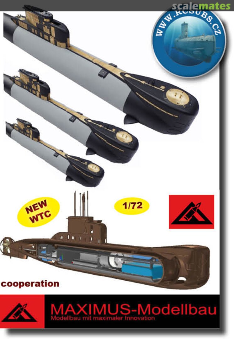 Boxart U-Boat class 206A SKU-0255 RC Subs