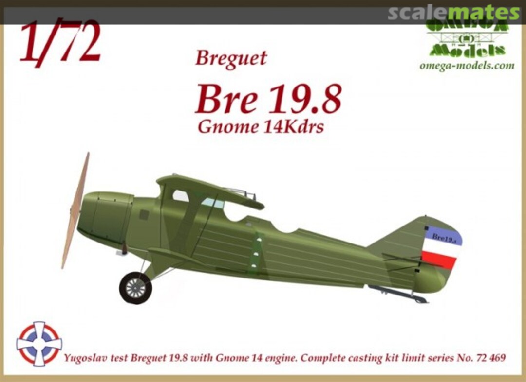 Boxart Breguet Bre 19.8 Gnome 14Kdrs 72469 Omega Models Boxart Breguet Bre 19.8 Gnome 14Kdrs 72469 Omega Models