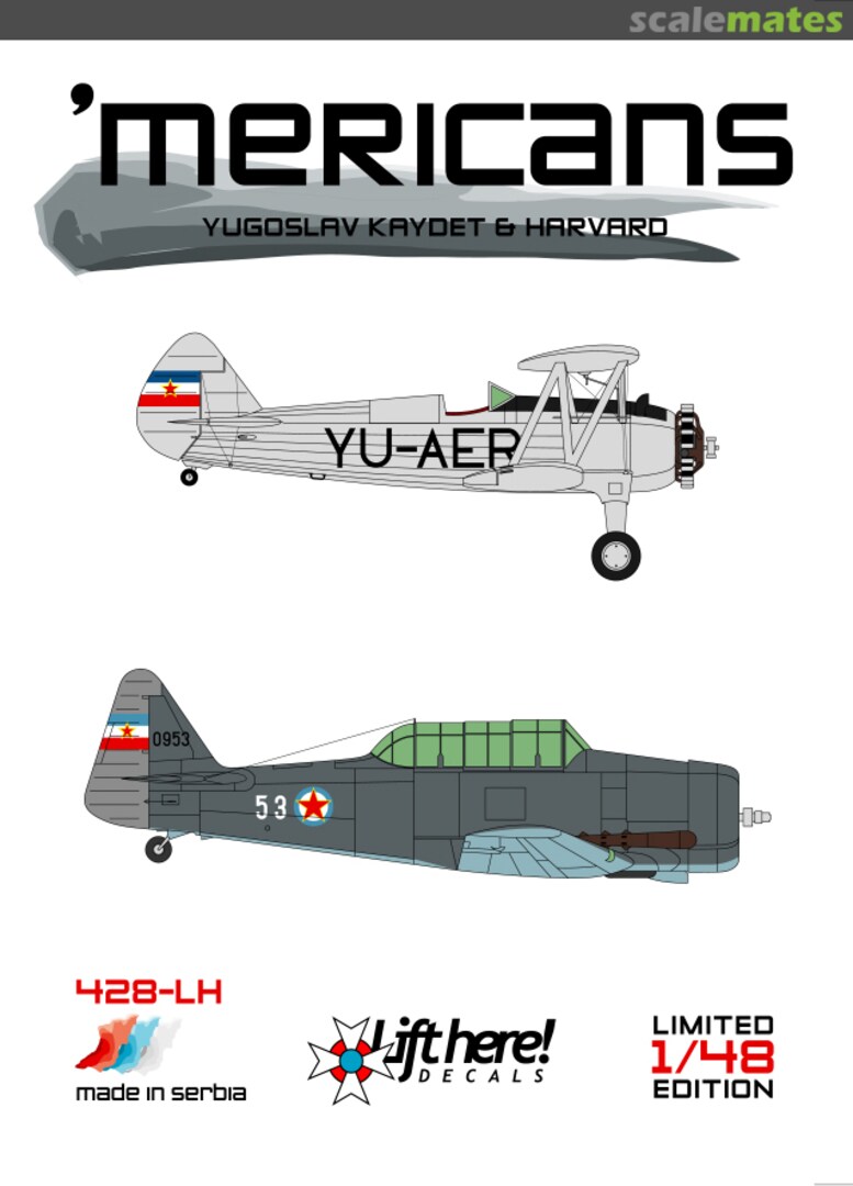 Boxart ’mericans 428-LH Lift Here Decals