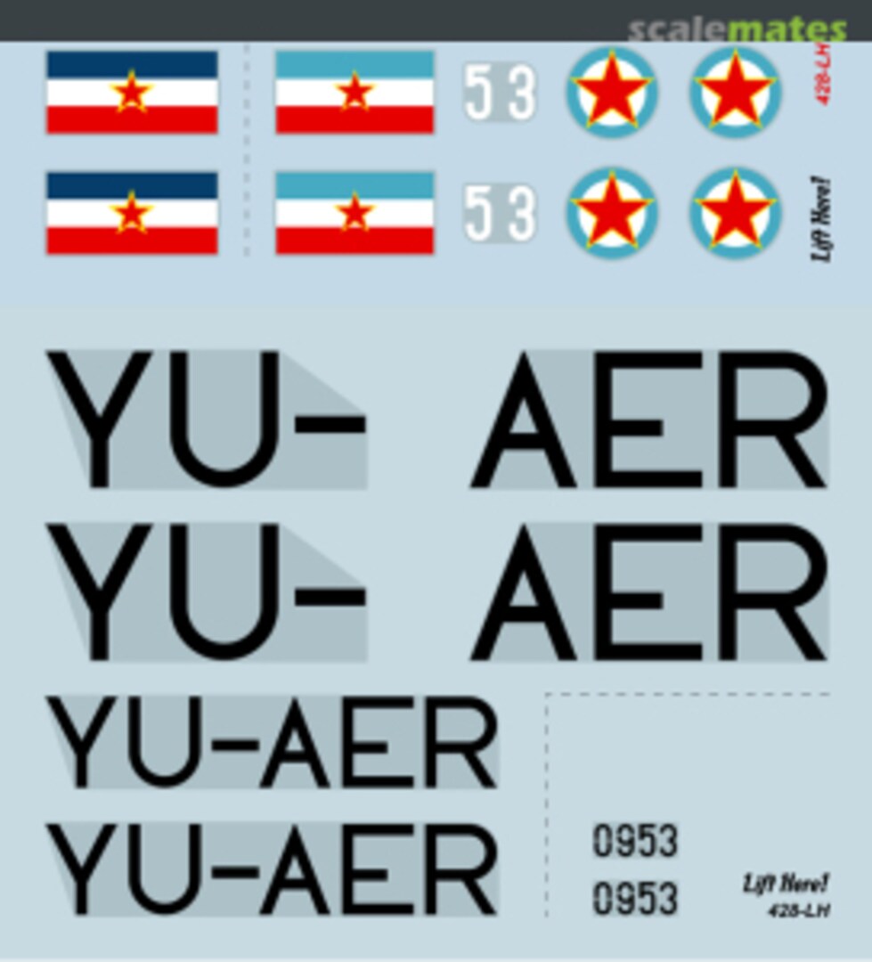 Contents ’mericans 428-LH Lift Here Decals