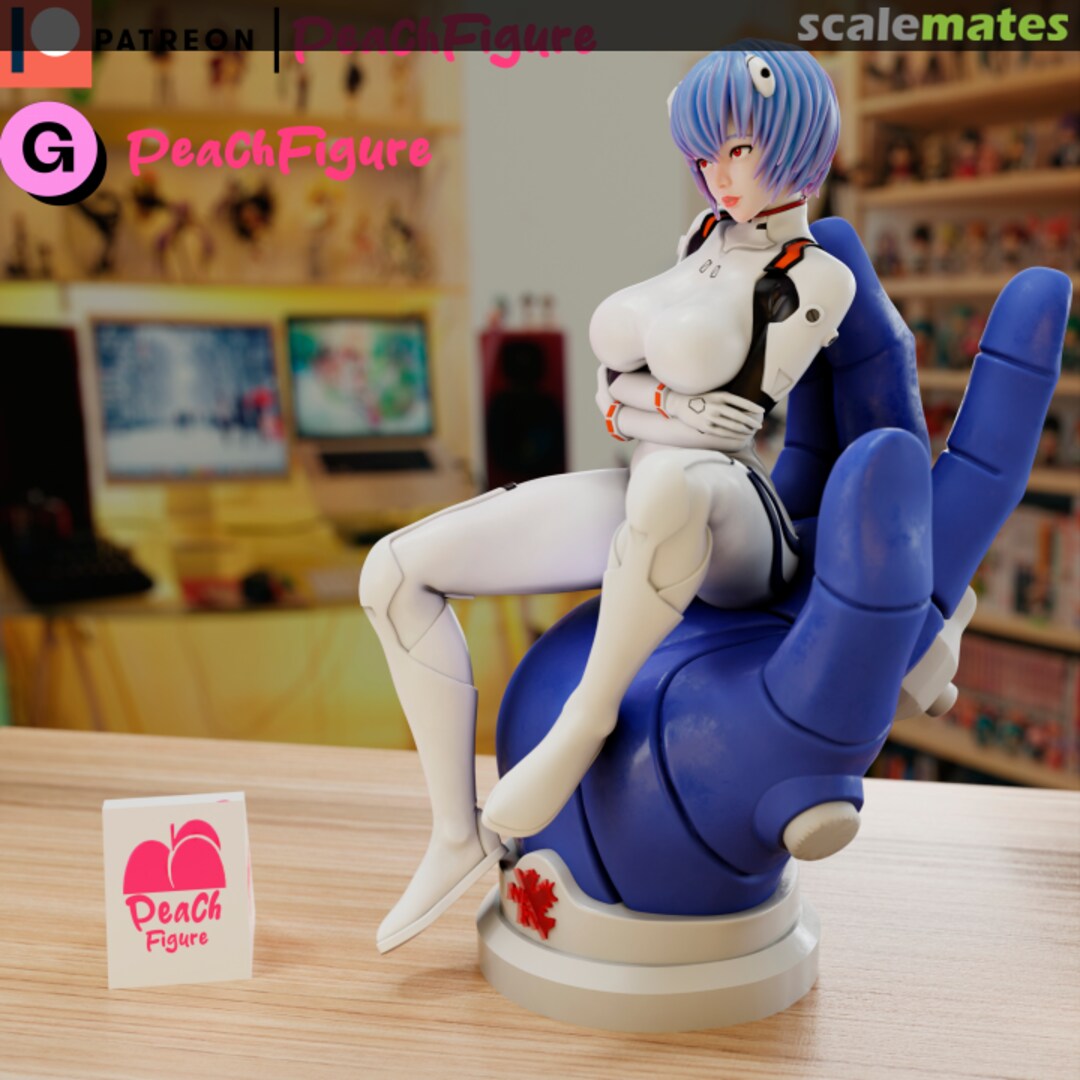 Boxart Rei Ayanami Peach Figure Boxart Rei Ayanami Peach Figure