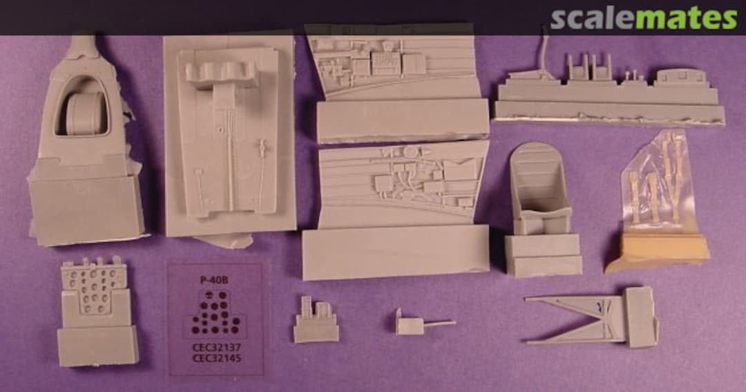 Boxart P-40B/Hawk 81 Cockpit CEC32145 Cutting Edge Modelworks Boxart P-40B/Hawk 81 Cockpit CEC32145 Cutting Edge Modelworks