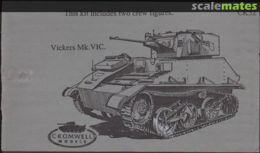Boxart Vickers Mk.VIC. CK52 Cromwell Models Boxart Vickers Mk.VIC. CK52 Cromwell Models