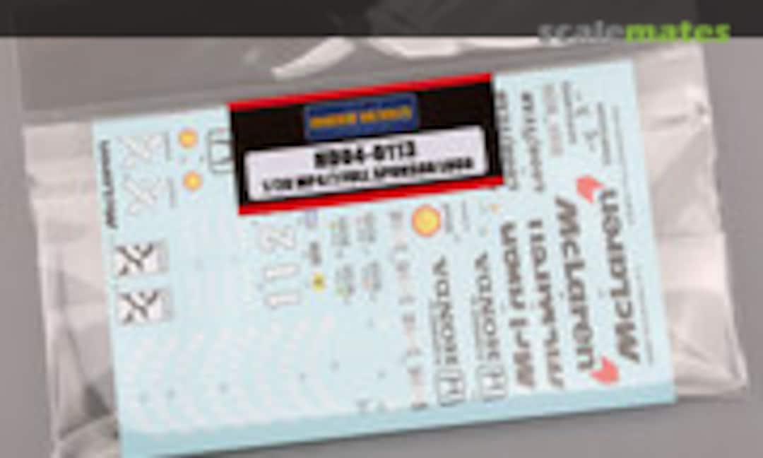 1:20 McLaren MP4/7 Full Sponsorship Logo (Hobby Design HD04-0113)