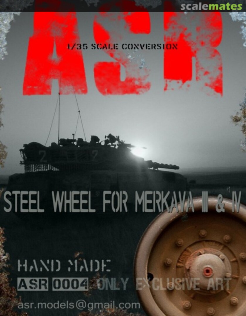 Boxart Merkava III & IV Steel Wheel Set. ASR Sculpture. ASR0004 ASR 0004 ASR sculpture Boxart Merkava III & IV Steel Wheel Set. ASR Sculpture. ASR0004 ASR 0004 ASR sculpture