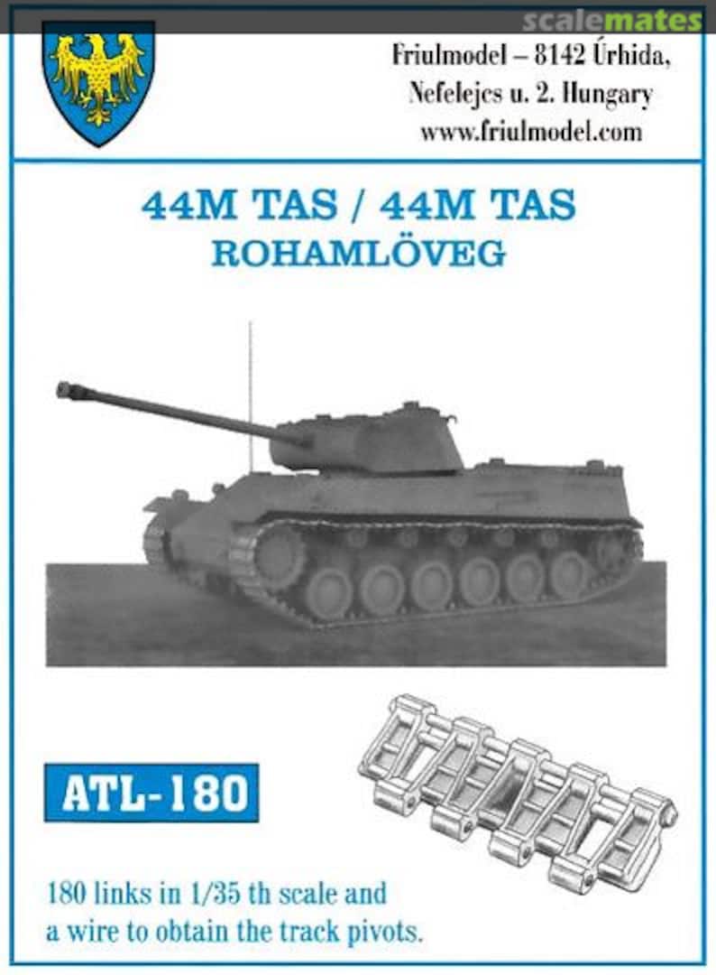 Boxart 44M Tas/44M Tas Rohamlöveg tracks ATL-180 Friulmodel Boxart 44M Tas/44M Tas Rohamlöveg tracks ATL-180 Friulmodel