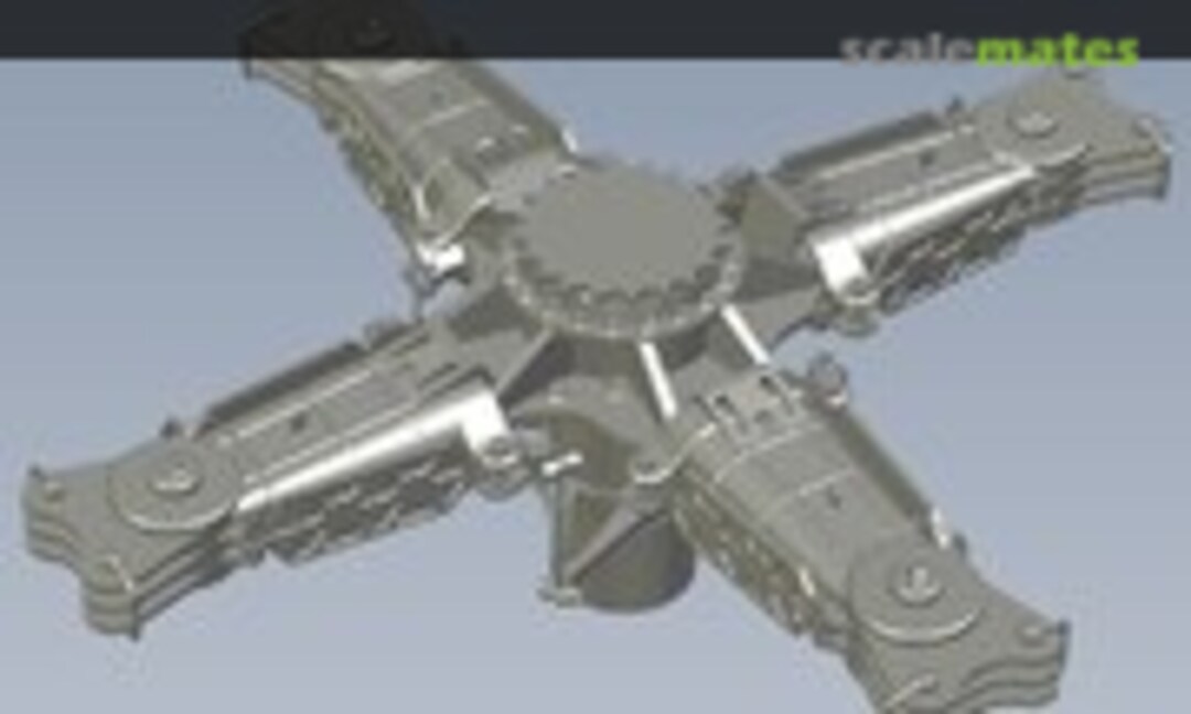 1:48 Boeing AH-64 Apache detailed rotorhead (Shapeways KQS6QFZJ6) KQS6QFZJ6