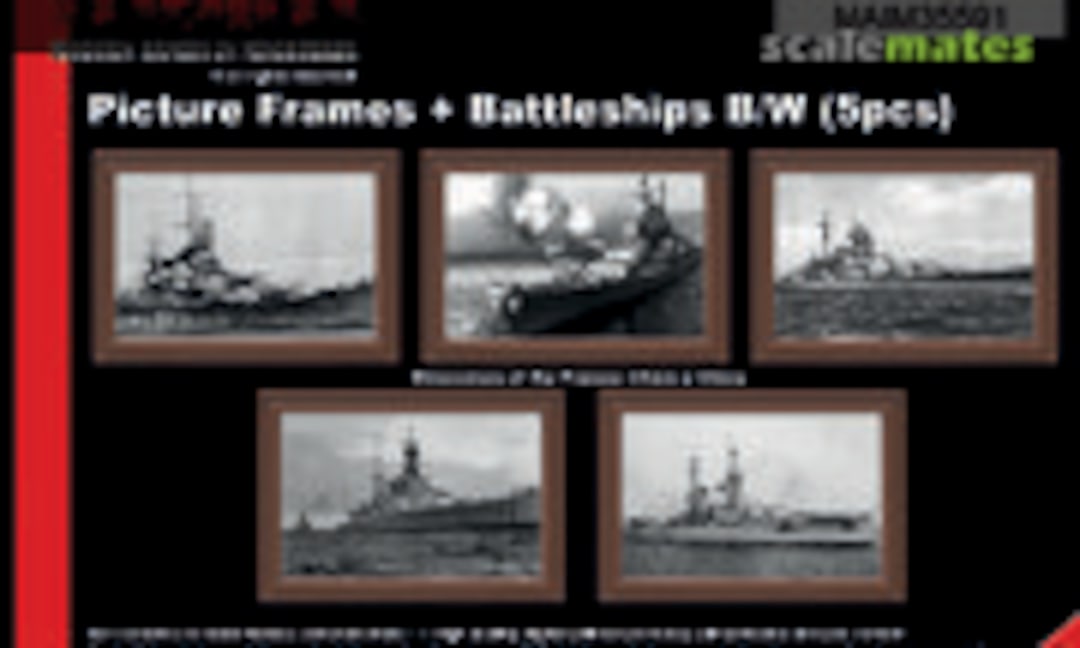 No Picture Frames + Battleships black/white (5pcs) / Uniscale (MAiM MAIM35591)