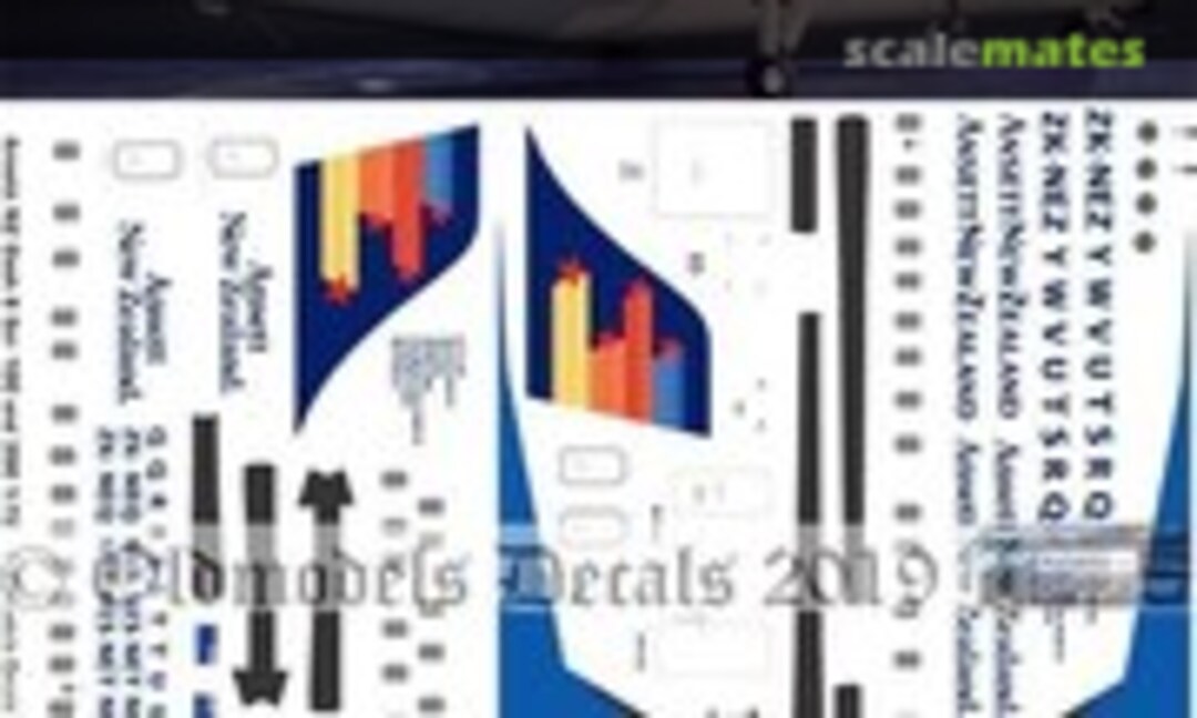 1:144 Dash8-100/300 Ansett NZ (Oldmodels Decals OMD0246) OMD0246