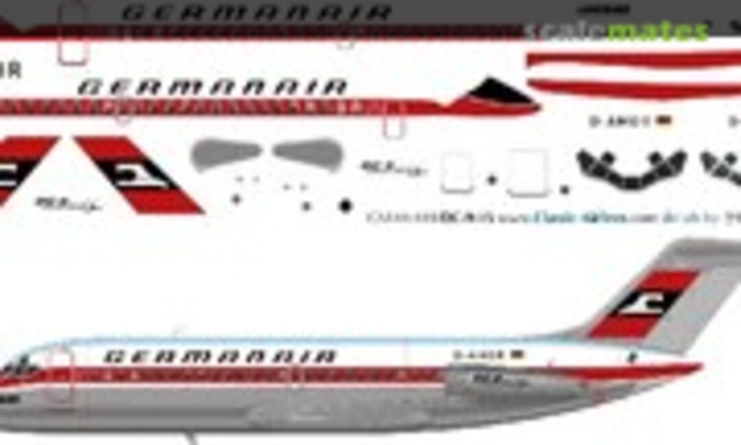 1:144 Germanair DC-9-10 (Classic Airlines CA144-451) CA144-451