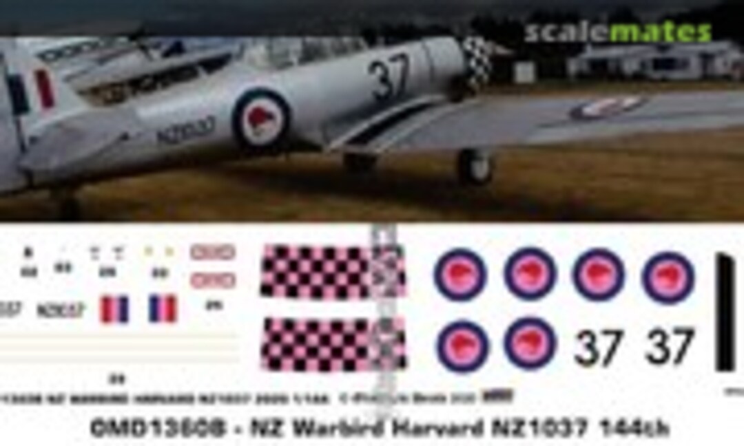 1:144 Warbird - Harvard NZ1037 (Oldmodels Decals OMD1360B) OMD1360B