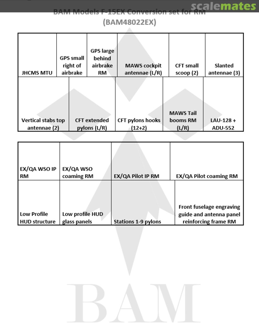 Boxart F-15 “The next Generation” for Revell-Monogram - EX/QA BAM48022EX BAM Models Boxart F-15 “The next Generation” for Revell-Monogram - EX/QA BAM48022EX BAM Models