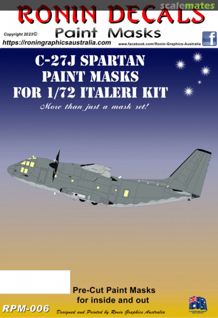 Boxart C-27J Spartan Paint Mask RPM-006 Ronin Decals Boxart C-27J Spartan Paint Mask RPM-006 Ronin Decals