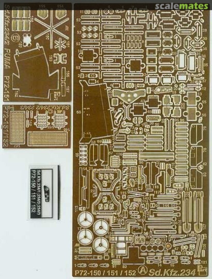 Boxart Sd.Kfz.234/2 Puma P72-151 Part Boxart Sd.Kfz.234/2 Puma P72-151 Part