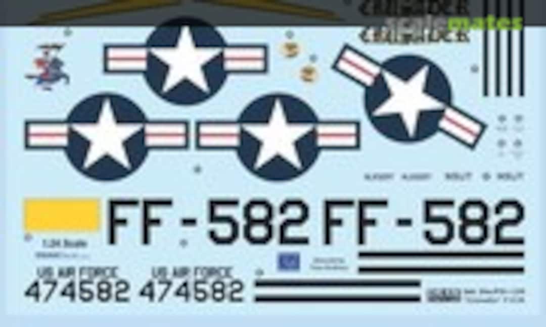 1:24 “Crusader” P-51D (Draw Decal 24-P51-125) 24-P51-125