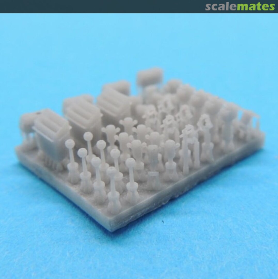 Boxart Deck accessories set AC700018a Black Cat Models Boxart Deck accessories set AC700018a Black Cat Models