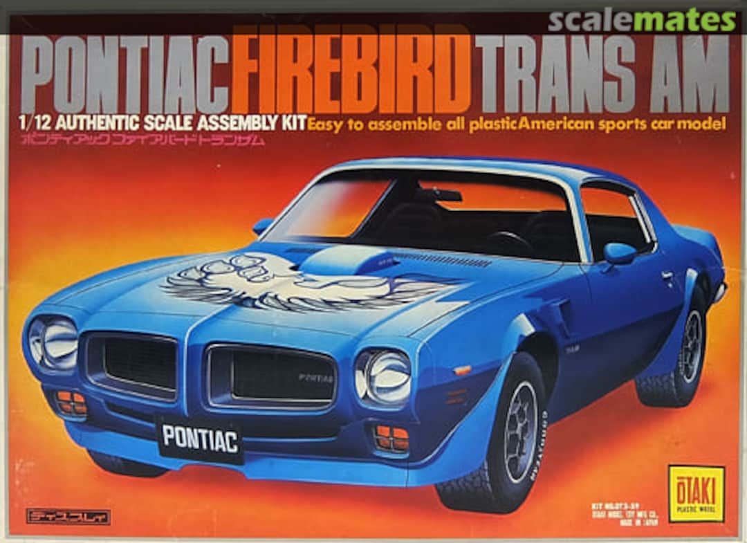 Boxart Pontiac Firebird TransAm OT3-59-4500 Otaki Boxart Pontiac Firebird TransAm OT3-59-4500 Otaki