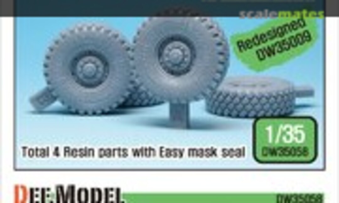 1:35 M1117 Guardian ASV Wheel Set--Sagged (Def.Model DW35058) DW35058