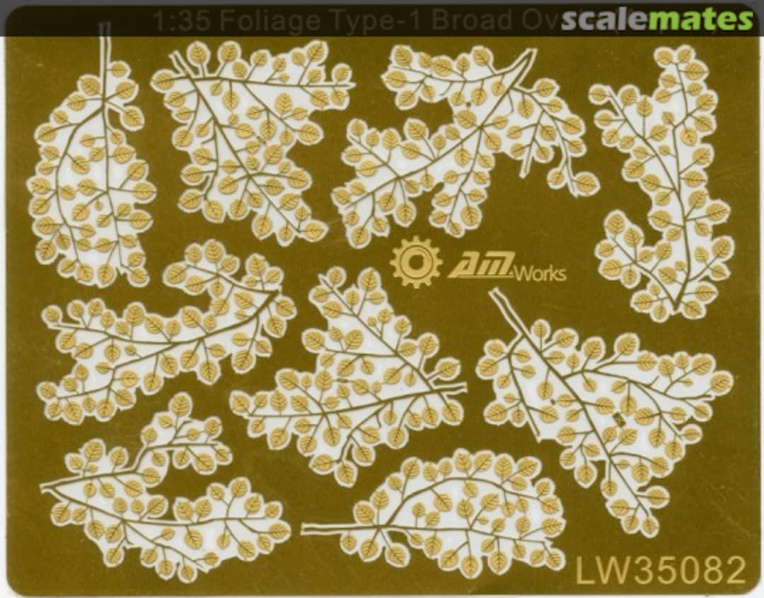 Boxart Foliage Type-1 Broad Ovate (Aspen) LW35082 Alliance Model Works
