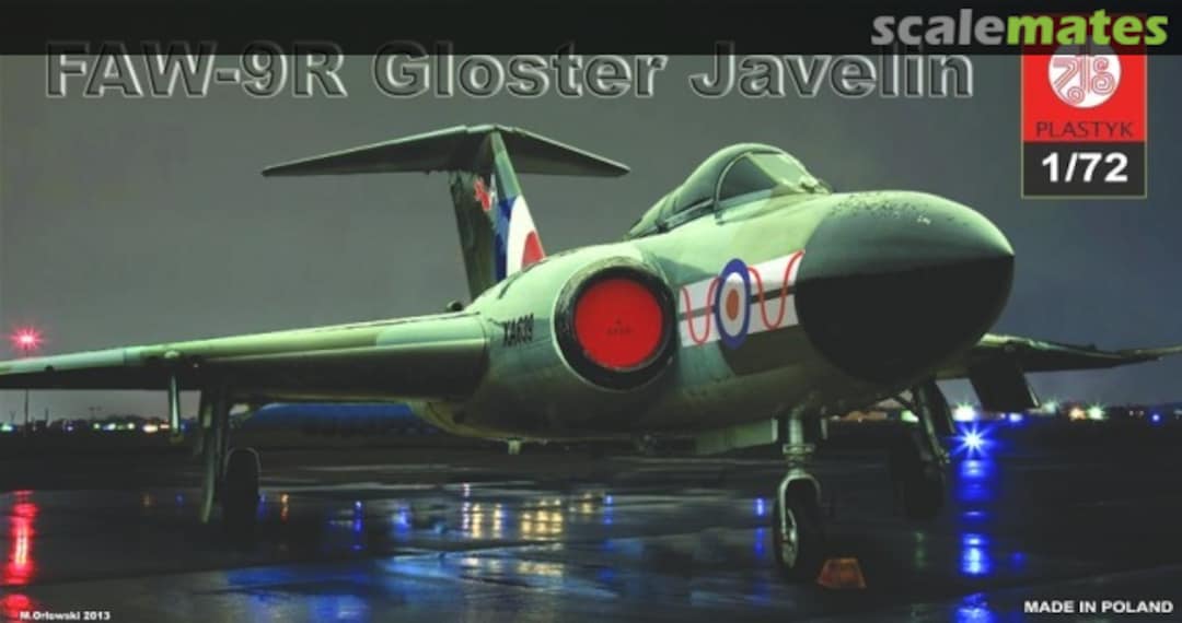 Boxart FAW-9R Gloster Javelin S057 ZTS Plastyk