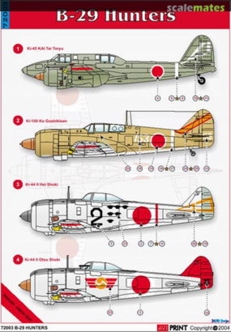 Boxart B-29 Hunters AV72003 AVI Print